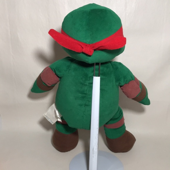 Build a Bear Brand 2014 Nickelodeon Rafael Teenage Mutant Ninja Turtles Plush - Picture 3 of 7